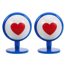 FRCOLOR Blue Eye Helmet Decoration for Women and Kids 1 Pair