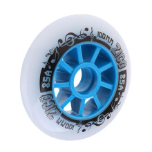 PU Inline Skate Wheels Outdoor Racing 90mm 100mm 110mm Blue