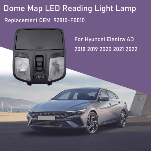 LED Dome Map Reading Light for Hyundai Elantra AD 2018-2022 1