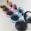Folding Travel Hair Brush Set with Mirror 9PCS 5