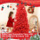 Red PVC Christmas Tree 6FT 804 Tips 3-Part Hinged Metal 6