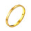 Stainless Steel Minimalist Ring Gold Size 12 1
