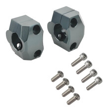 Motorcycle Handlebar Riser Aluminum Alloy Gray