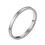 Stainless Steel Minimalist Ring Silver Size 6 1