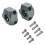 Motorcycle Handlebar Riser Aluminum Alloy Gray 3