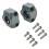 Motorcycle Handlebar Riser Aluminum Alloy Gray 4