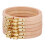Solid Wood Embroidery Hoop Set 6 Pieces Adjustable Screw 1