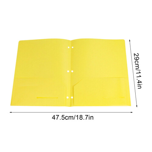 Heavy Duty Plastic Letter-Size File Folder with Multiple 1
