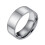 Stainless Steel Minimalist Ring Silver Size 9 1