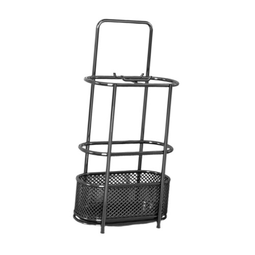 Umbrella Holder Rack with Drip Tray Black 1