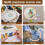 Solid Wood Embroidery Hoop Set 6 Pieces Adjustable Screw 7