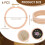 Solid Wood Embroidery Hoop Set 6 Pieces Adjustable Screw 2