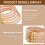 Solid Wood Embroidery Hoop Set 6 Pieces Adjustable Screw 3