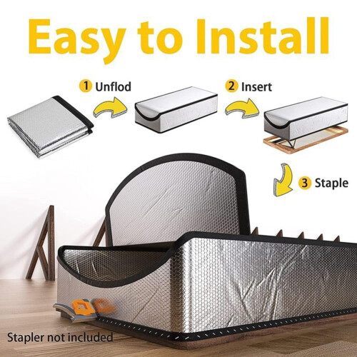 Attic Stairs Insulation Cover Reflective Radiant Barrier 2