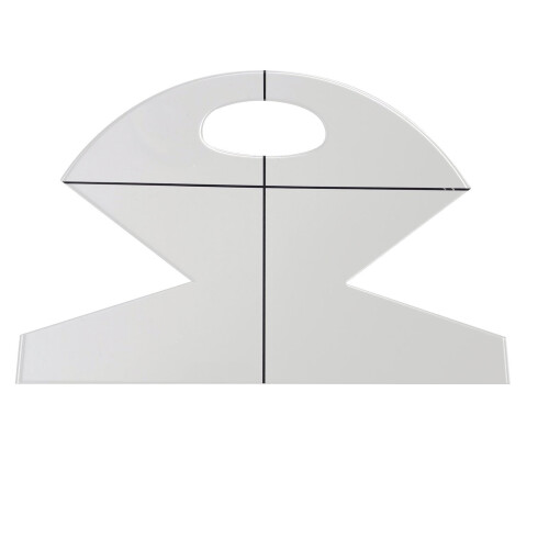15 inch Quilting Template for Bowl Cozy Seam Guide