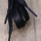 Flat Glitter Shoelaces Black 1.1M 5