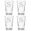 Beer Glass Set Small 4-Pack 1