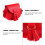 Red Tassel Crossbody Bag Single Shoulder Strap 1 Piece 7