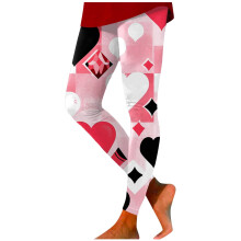 Valentine Leggings for Women Cotton-Lined Soft Yoga Pants