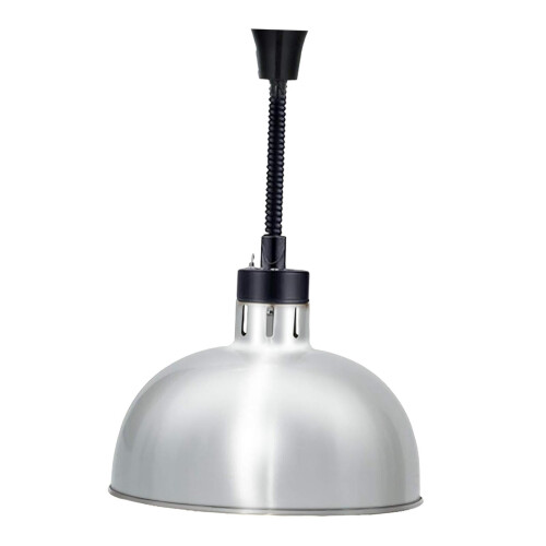Food Heat Lamp Adjustable 60-180cm Silver 2