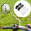 Motorcycle Mirror Mount Extender Black 7
