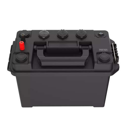 Portable Power Supply Battery Box with On/Off Switch and 2