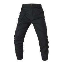 Men's Water Resistant Tactical Cargo Pants Black XXL
