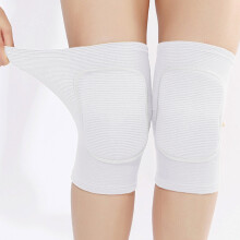 Sports Knee Pads Breathable Shock-Absorbing 4 Pcs White
