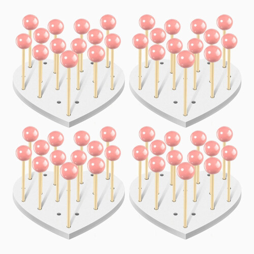 Cake Pop Stand Holder 4 Pieces 18 Holes