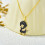 Sterling Silver Dog Pendant Necklace - 24 Breeds 8