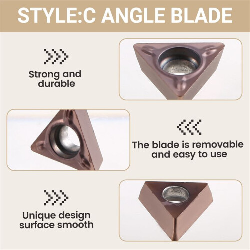 Pneumatic Chamfering Machine Blade 45 Degrees Arc Portable Edging Machine C Angle Blade EU Plug
