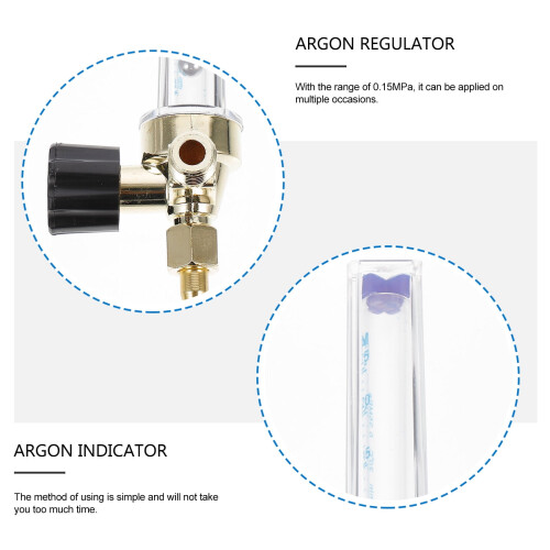 Argon Regulator Gauge with Color-Coded Dial 1 Piece 1