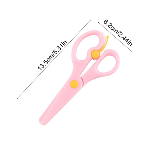Safety Scissors Plastic Rounded Tips 1 Pair 2
