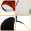 Cotton Violin Shoulder Cushion Black 1 Set 5