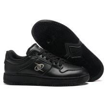 PU Leather Sneakers Low Top Lace-Up Casual Shoes Non-Slip