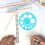 Circular Protractor Ruler with 16 Templates Plastic 6