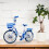 Mini Alloy City Bike Model 1:10 Folding Desktop Decor 6