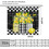 Lemon Fruit Curtains Vintage Black White Check Thermal 2 2