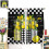 Lemon Fruit Curtains Vintage Black White Check Thermal 2 3