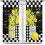Lemon Fruit Curtains Vintage Black White Check Thermal 2 8