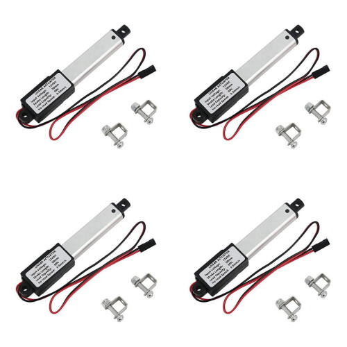 Micro Linear Actuator 12V 2-inch Stroke 90N 9.5mm/s
