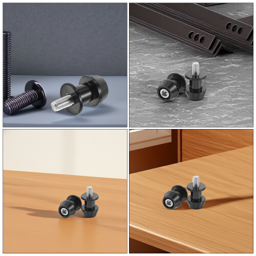 Motorcycle Swing Arm Spools Sliders Stand Screw Aluminum 2