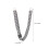 Grey Hard Hat Strap Clips Polyester 2 Set 2