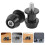 Motorcycle Swing Arm Spools Sliders Stand Screw Aluminum 6