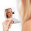 Compact square pocket mirror unbranded mini travel cosmetic 4