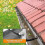 Black PVC Gutter Guard Roll 6.1 in x 20 ft 8