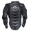 Men's Motorcycle Leather Jacket with Spine and Chest 1