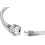 Sterling Silver Snake Chain Charm Bracelet with Barrel Clasp 3