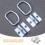 Car Trunk Tie-Down Anchors D-Ring Set 4 Pieces 3