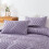 Purple Boho Queen Comforter Set Microfiber 3-Piece 6
